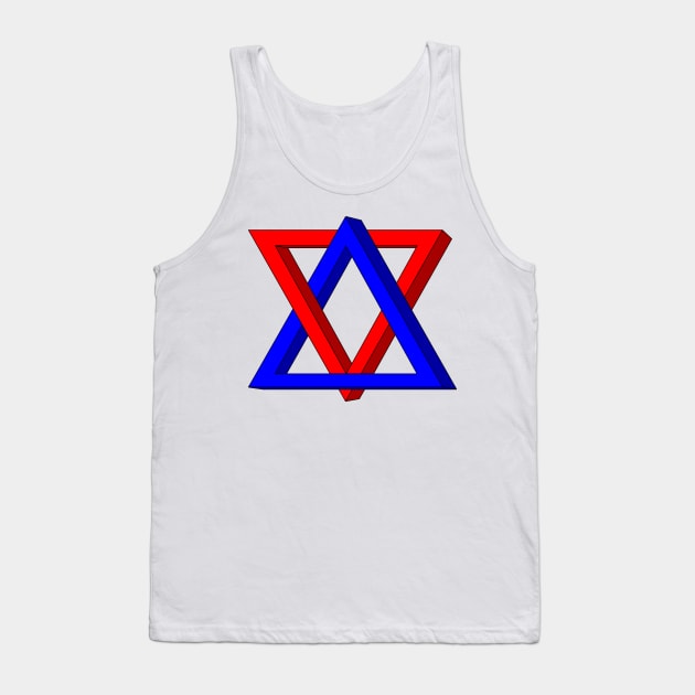 Triangles Tank Top by SAMUEL FORMAS